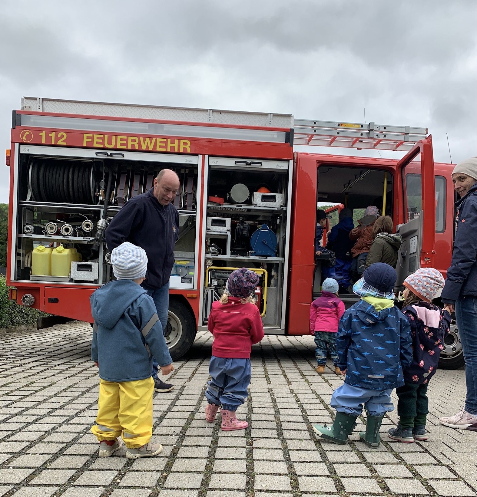 Besuch der Freiwilligen Feuerwehr Leutenbach