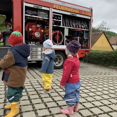 Besuch der Freiwilligen Feuerwehr Leutenbach