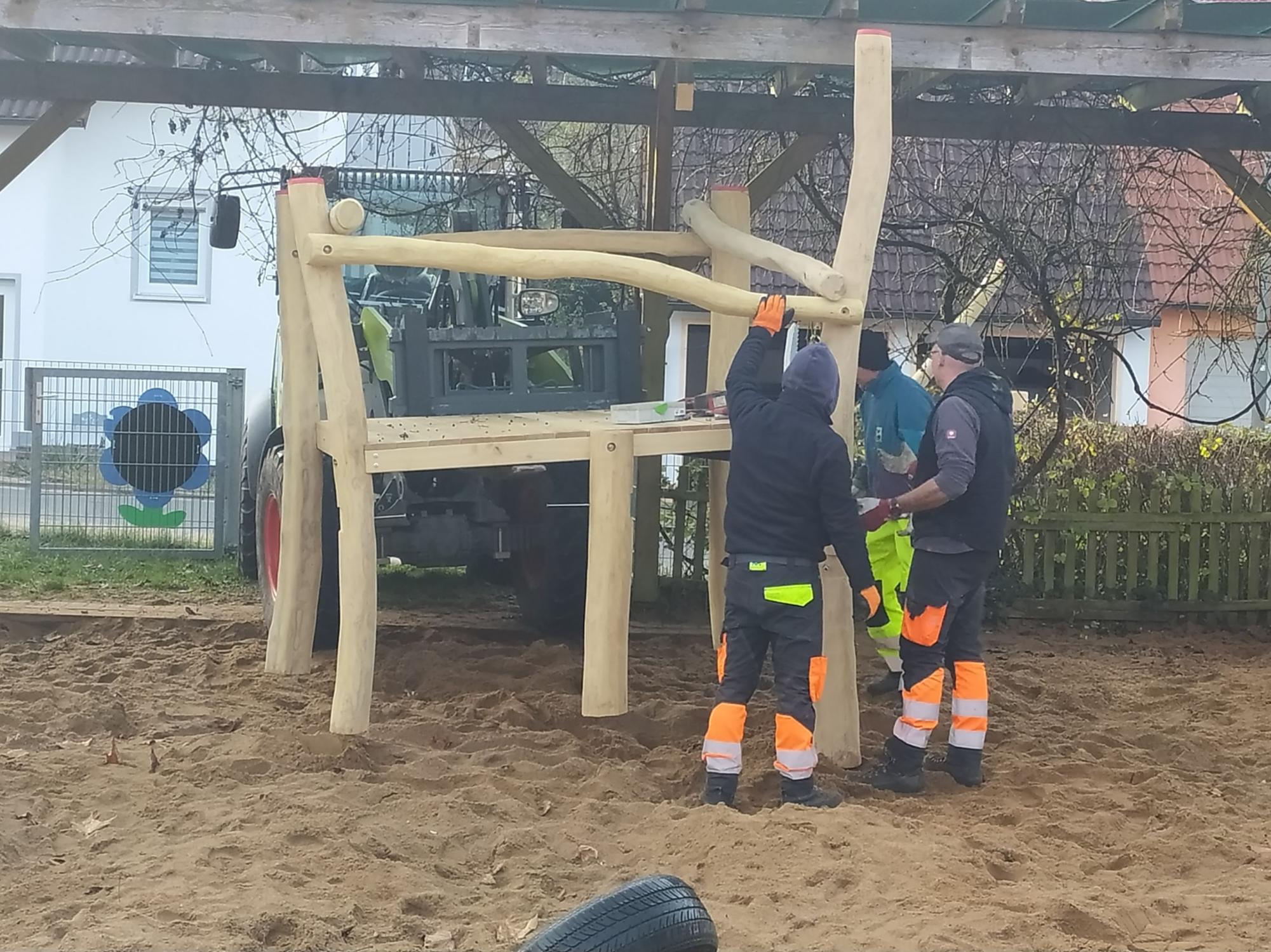 Neue Sandbaustelle