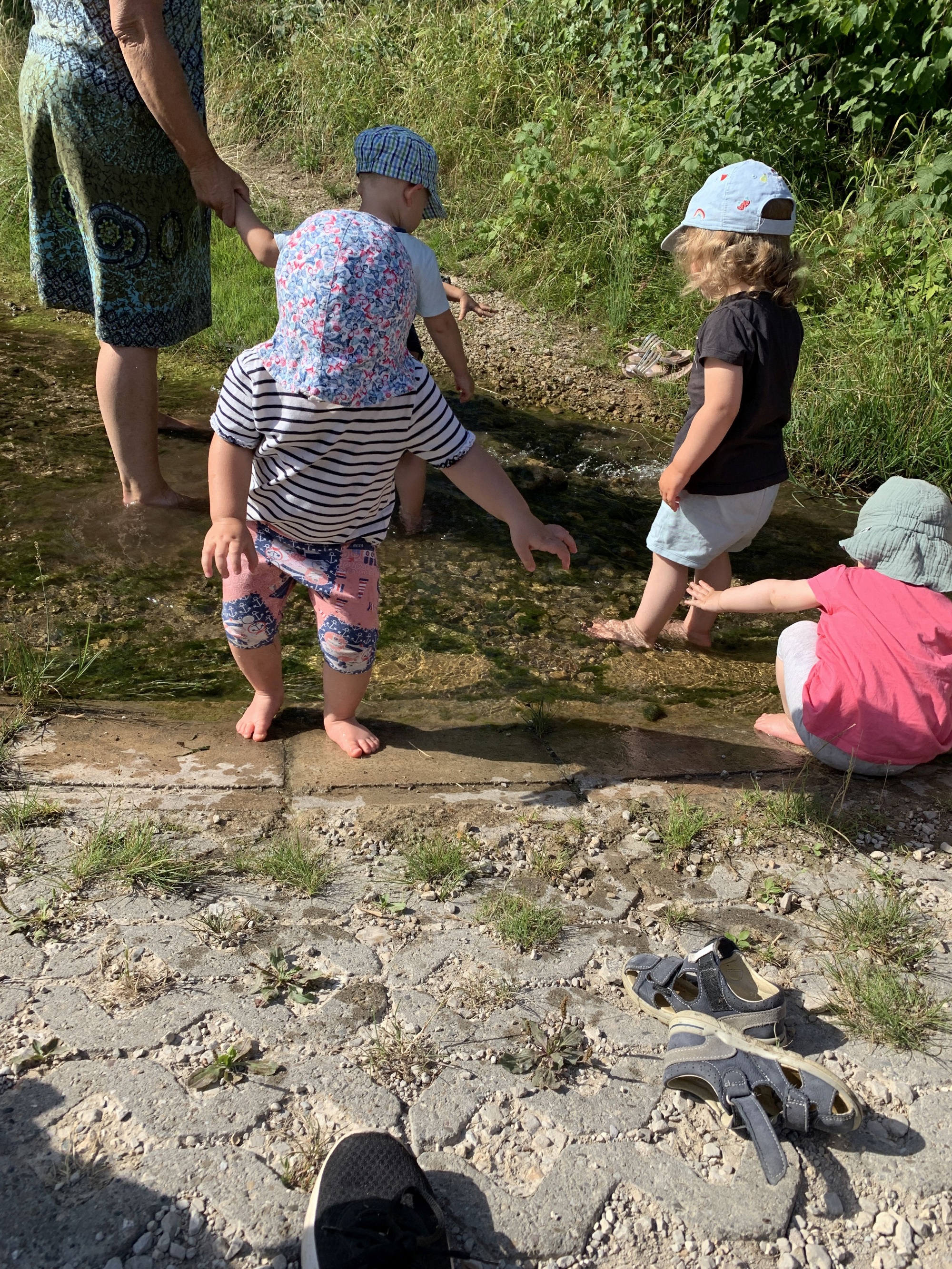 Spaziergang an die Wasserstraße